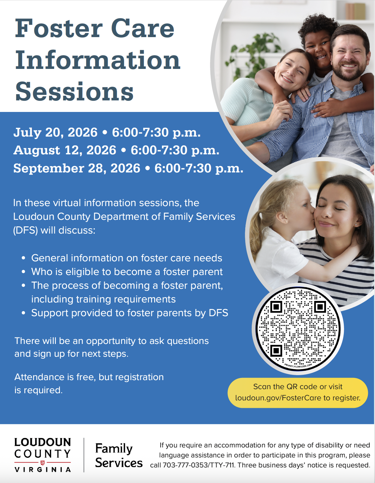 Foster Care Info Sessions